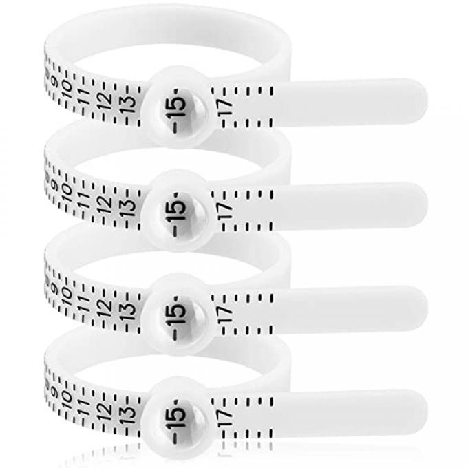 Juwelen Accessoires Gereedschap Plastic Ring Sizer US 1-17 1