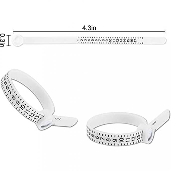 Juwelen Accessoires Gereedschap Plastic Ring Sizer US 1-17 3