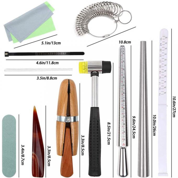 13 stukjuwelen die Hulpmiddelreeks meten die diy Toebehoren bewerken 1